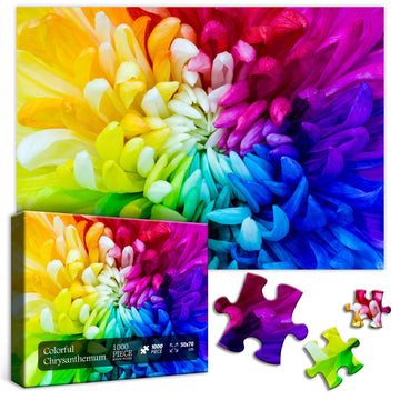 Impossibile crisantemo colorato puzzle puzzle 1000 pezzi
